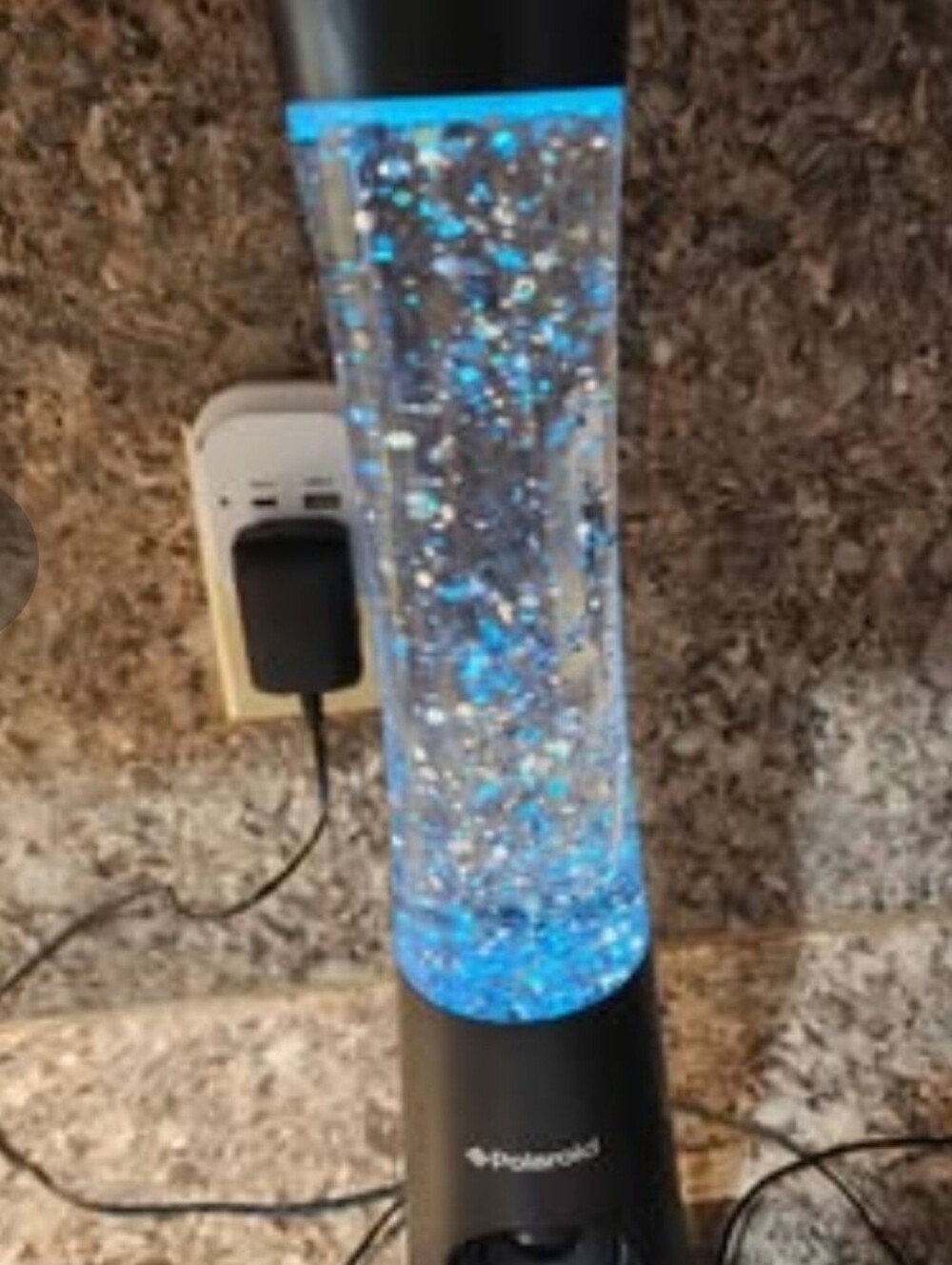 Polaroid Retro Colorful Glitter-Filled Lava Lamp Portable Speaker (retail $99)